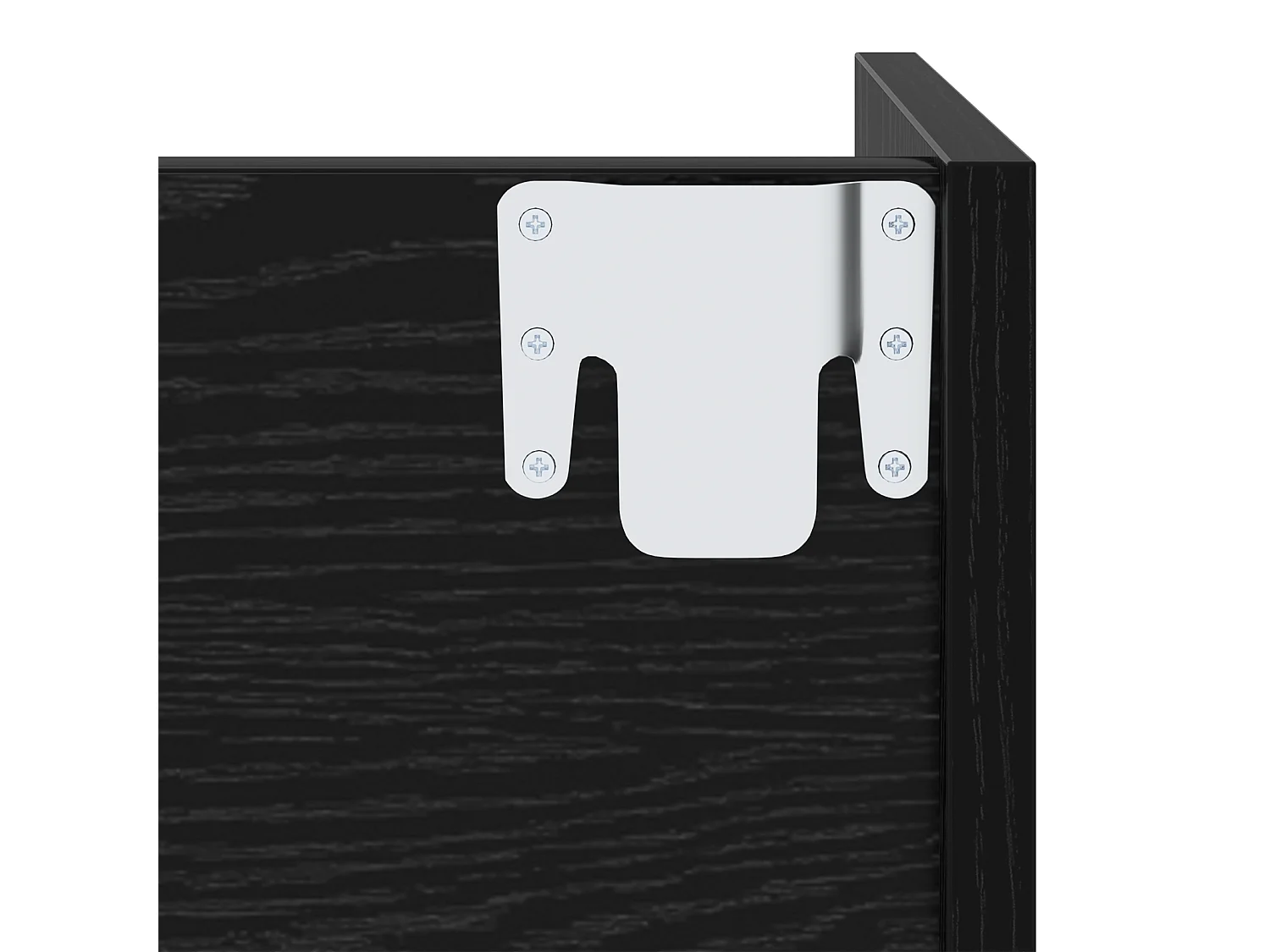 Cabinets à chaussures muraux 2 pcs Chêne noir 60 x 18 x 60 cm