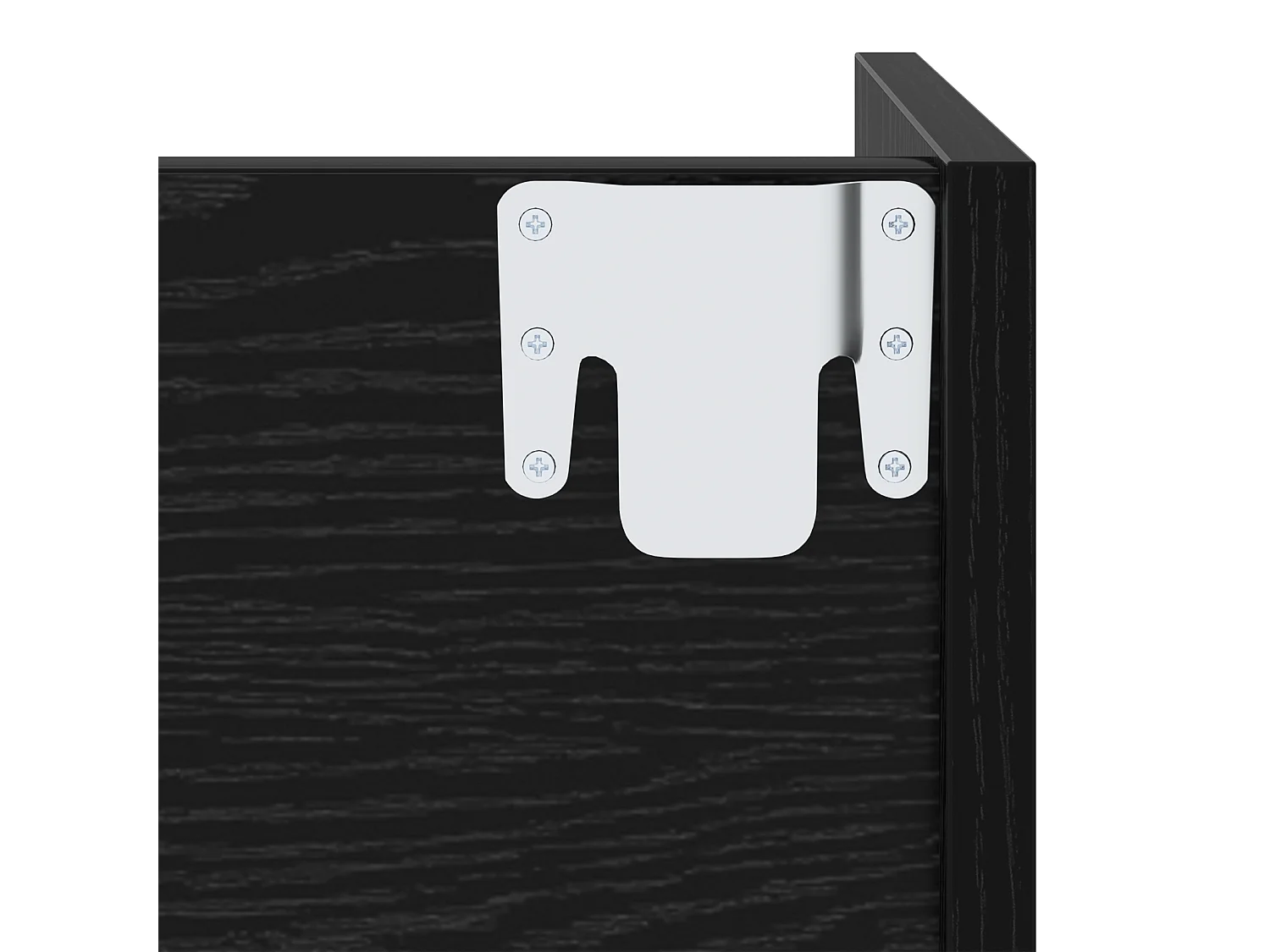 Zapateros de pared 2 uds Roble negro 60 x 18 x 60 cm