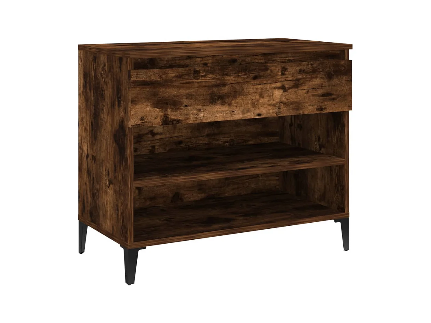 Armoire à chaussures Chêne fumé 70x36x60 cm Bois d'ingénierie