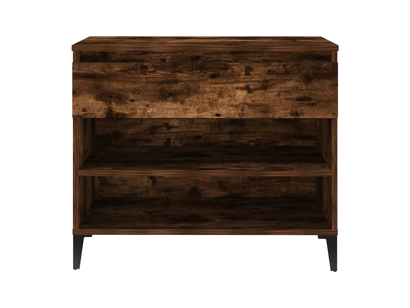 Armoire à chaussures Chêne fumé 70x36x60 cm Bois d'ingénierie