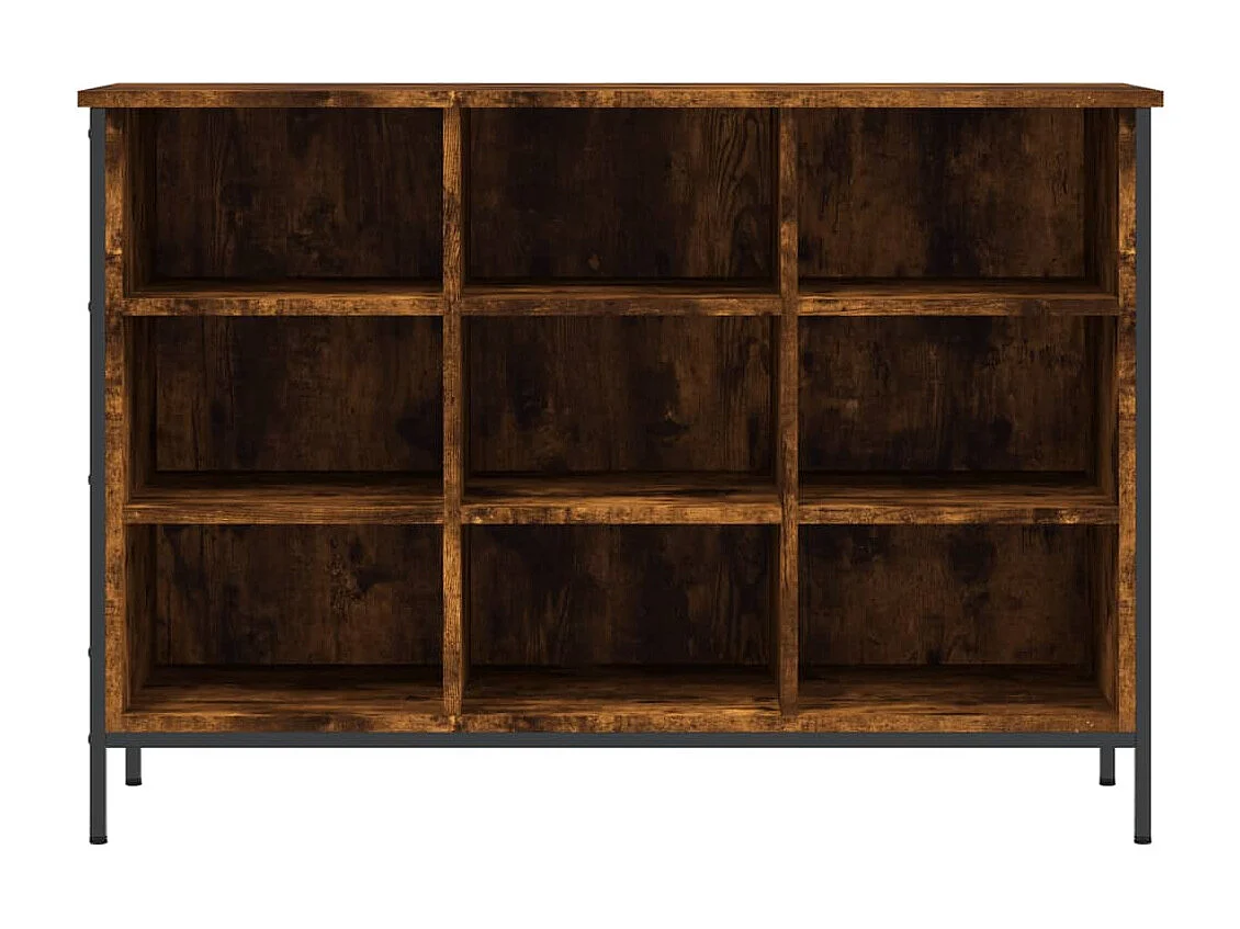 Zapatero roble ahumado 100x35x70 cm madera de ingeniería