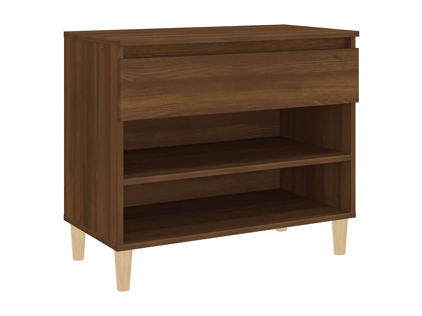 Armoire à chaussures Chêne marron 70x36x60 cm Bois d'ingénierie