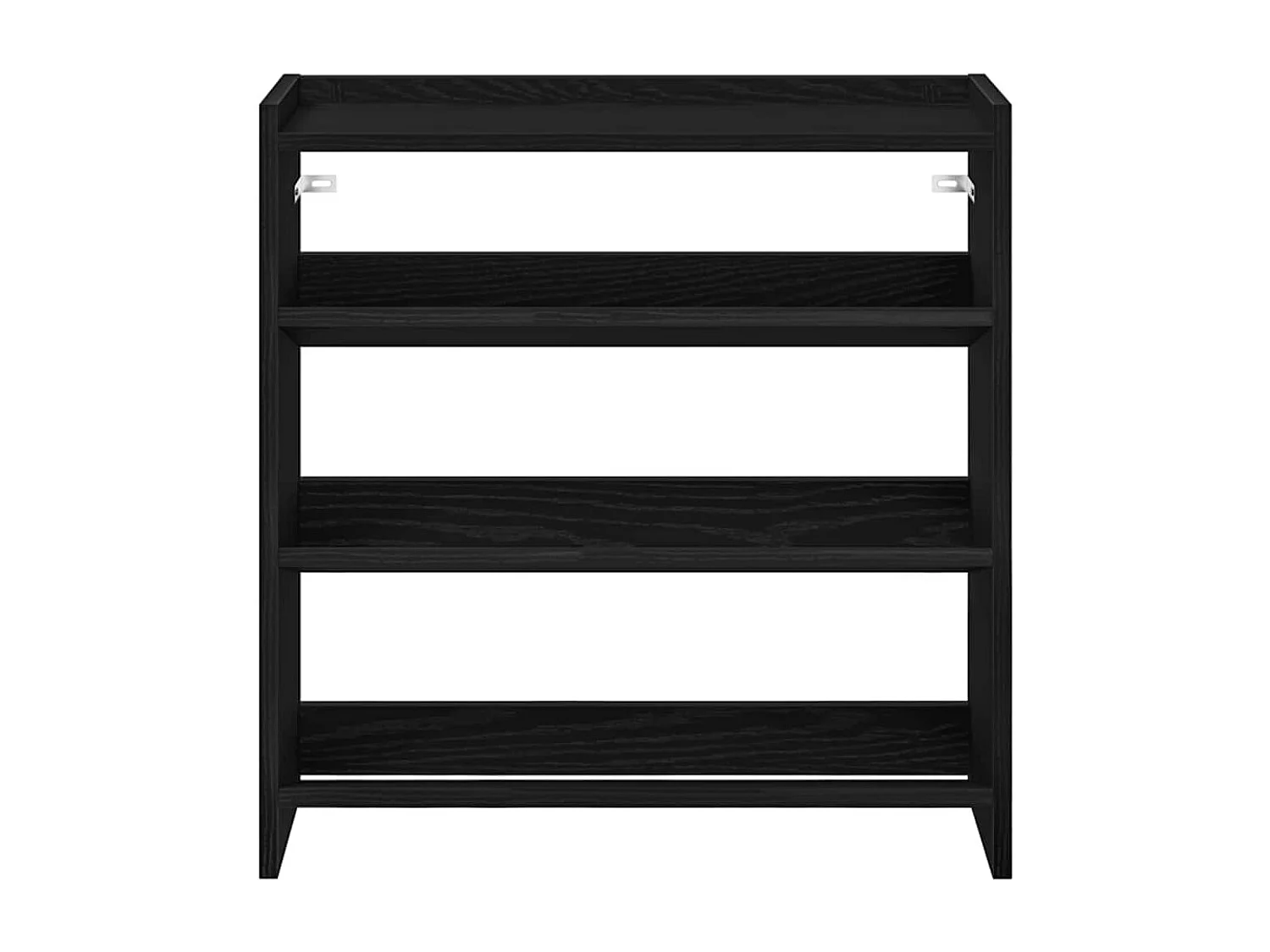 Étagère à chaussures noir 60x25x62 cm bois d'ingénierie