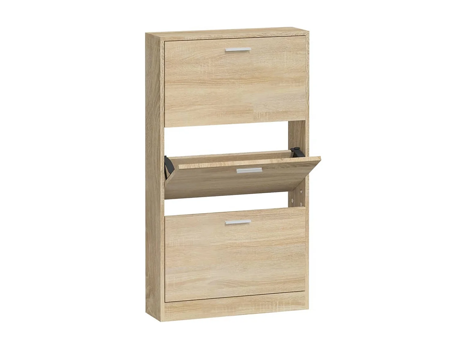 Schoenenkast Eiken 59x17x108 cm Technisch hout