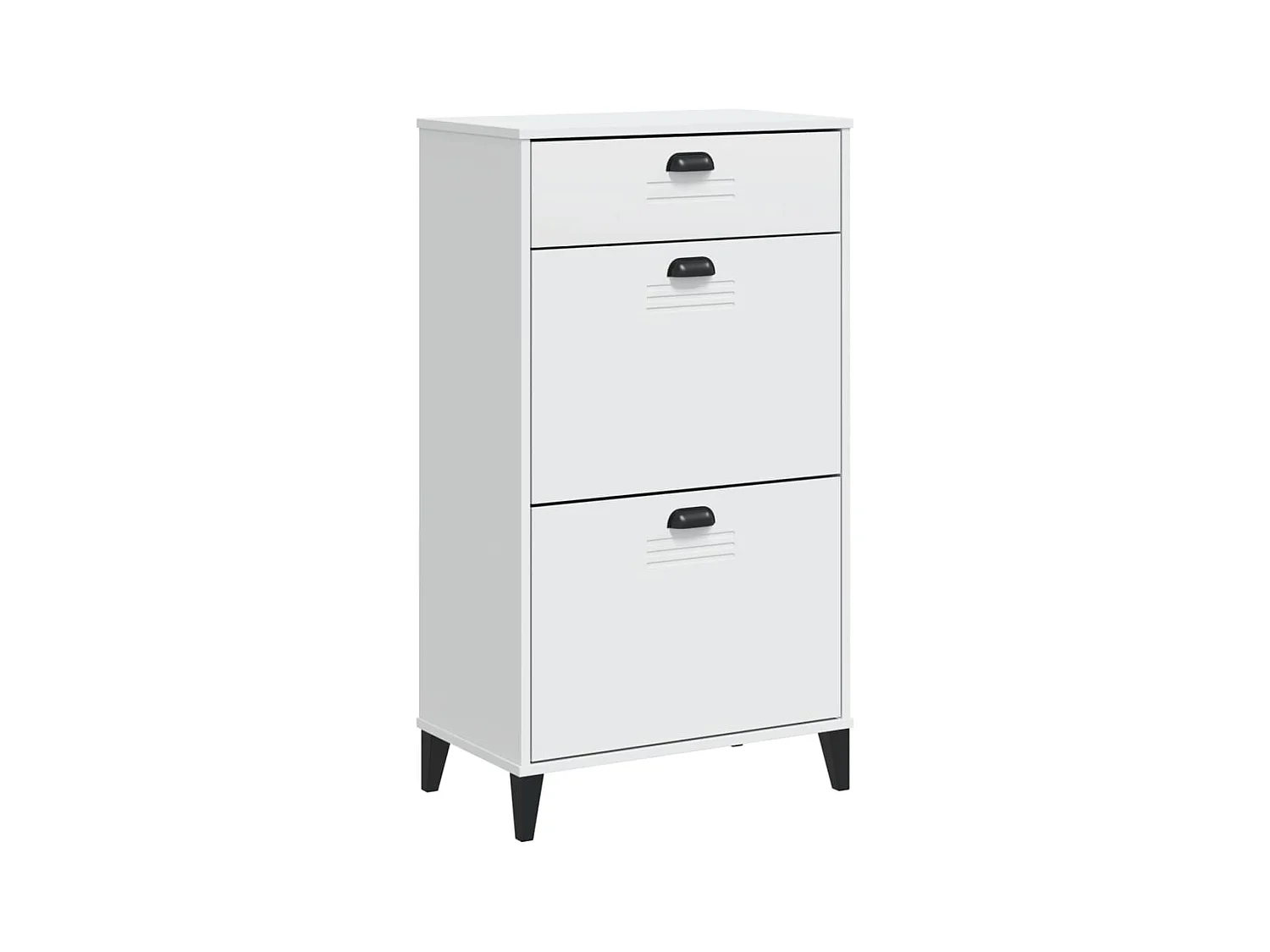 Armoire à chaussures blanc bois d'ingénierie