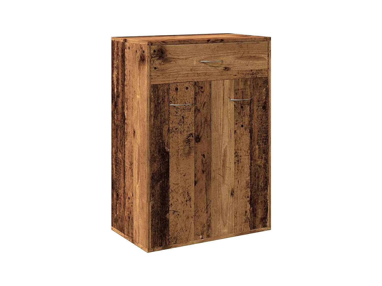 Armoire à chaussures vieux bois 60x35x84 cm bois d'ingénierie
