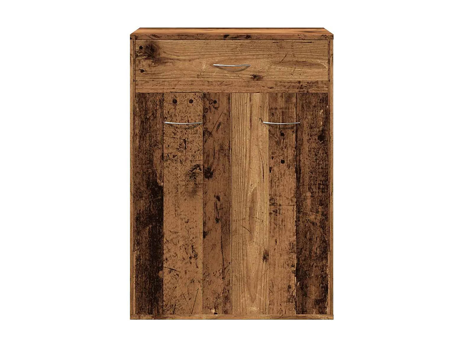 Armoire à chaussures vieux bois 60x35x84 cm bois d'ingénierie