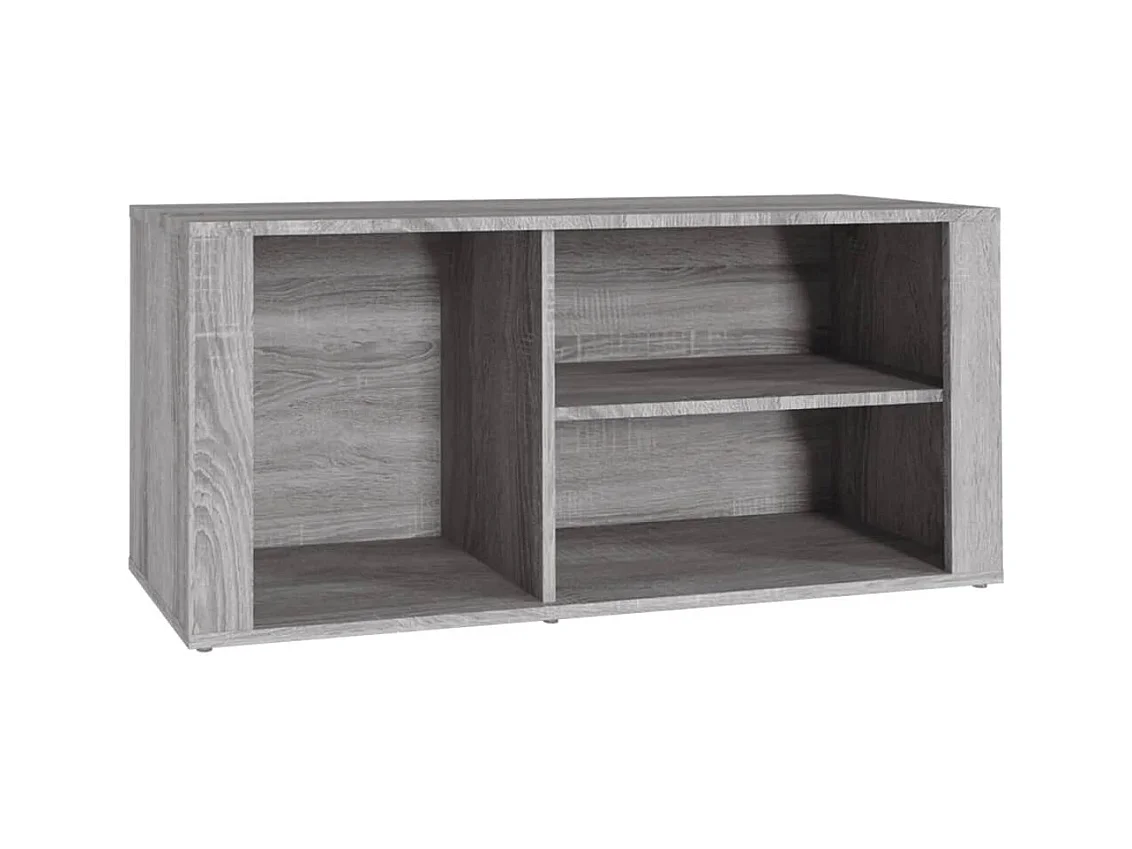 Zapatero Sonoma gris 100x35x45 cm madera de ingeniería