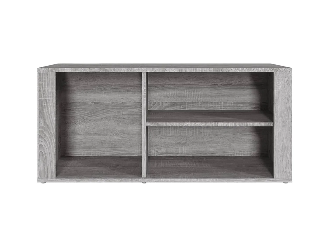 Zapatero Sonoma gris 100x35x45 cm madera de ingeniería