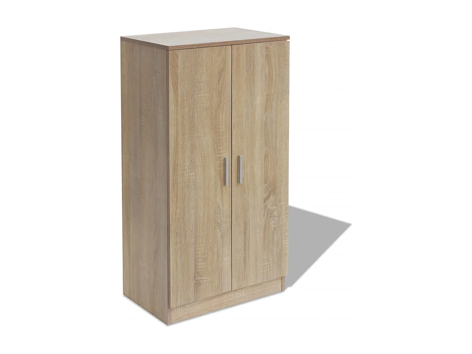 Scarpiera in rovere a 7 ripiani