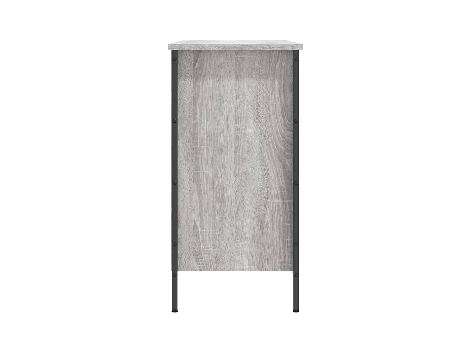 Sonoma grijze schoenenkast 100x35x70 cm bewerkt hout