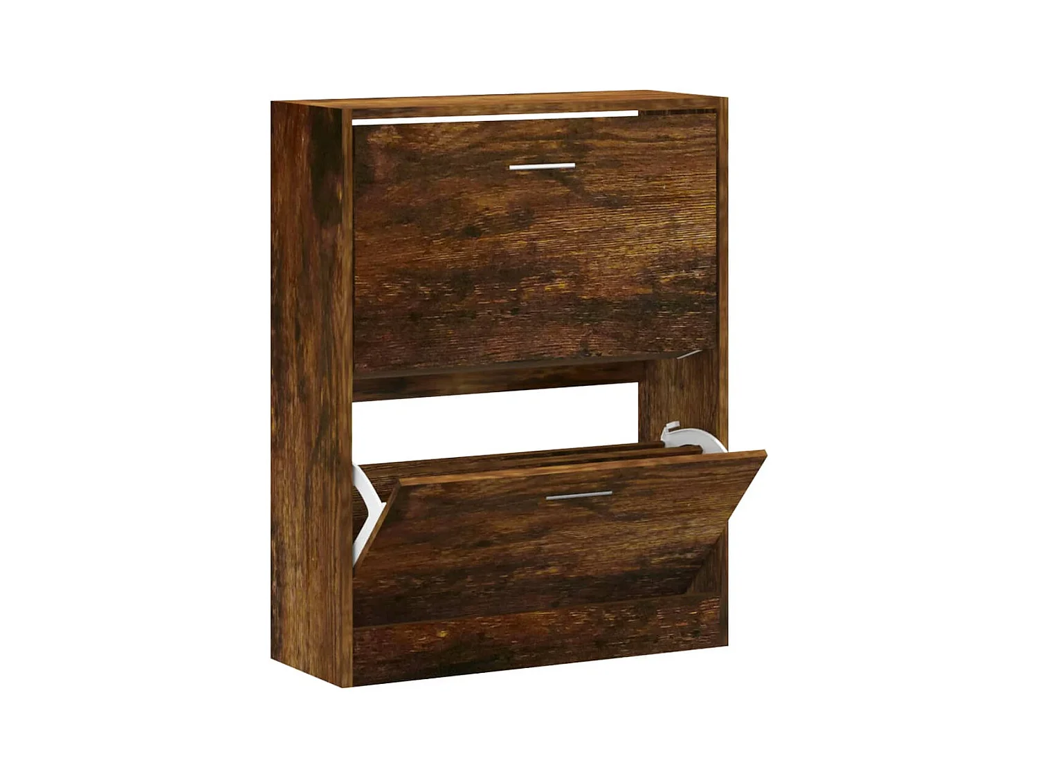 Armoire à chaussures Chêne fumé 63x24x81 cm Bois d'ingénierie