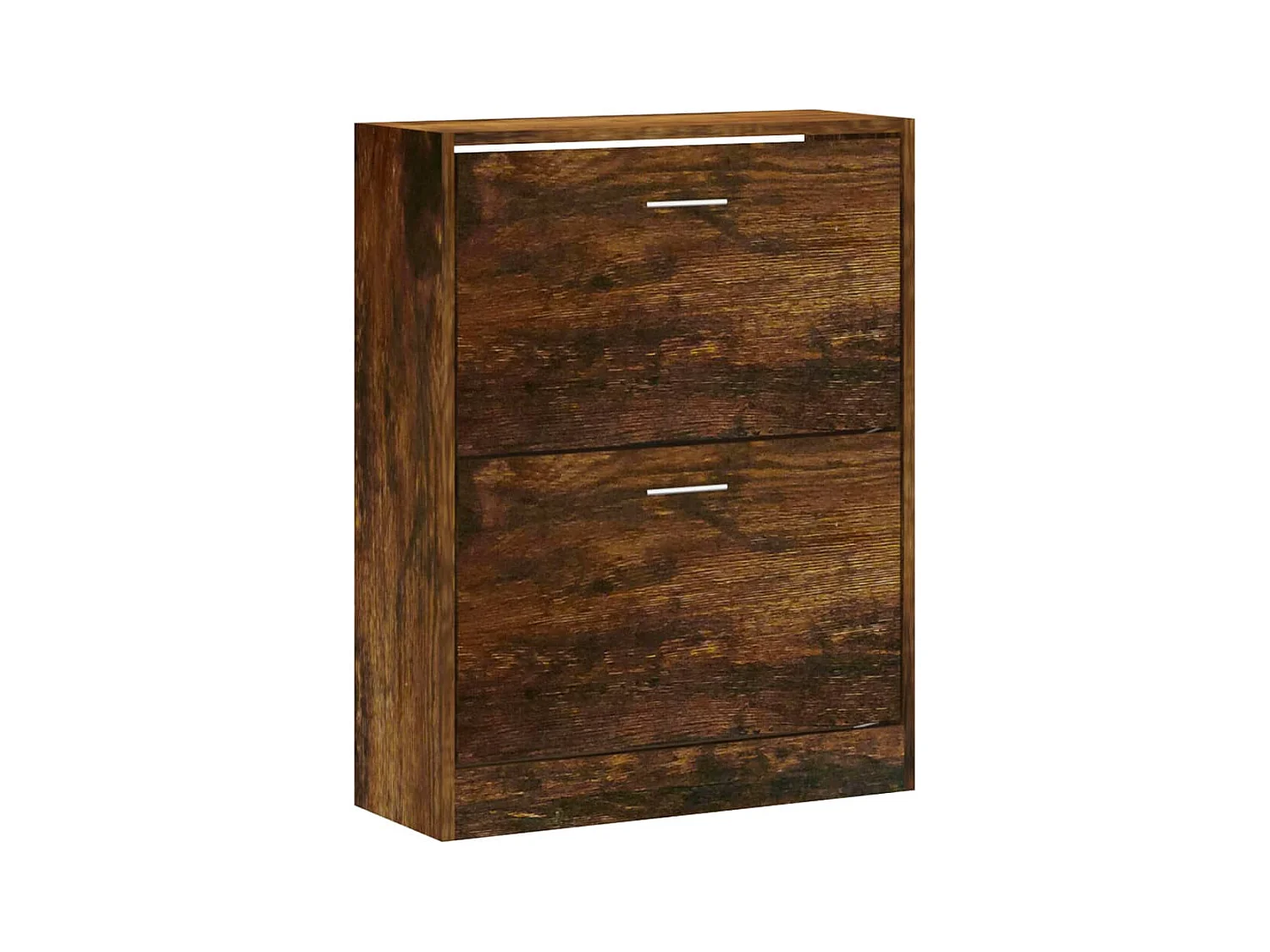 Armoire à chaussures Chêne fumé 63x24x81 cm Bois d'ingénierie