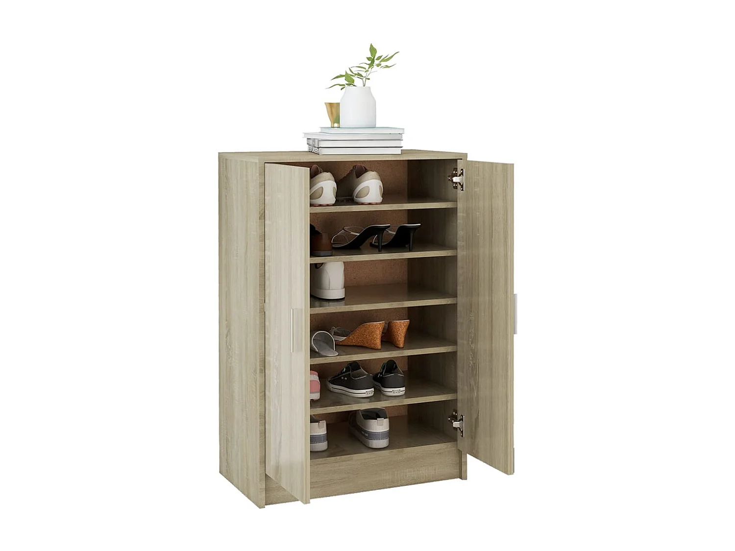 Armoire à chaussures Chêne Sonoma 60x35x92 cm Bois d’ingénierie