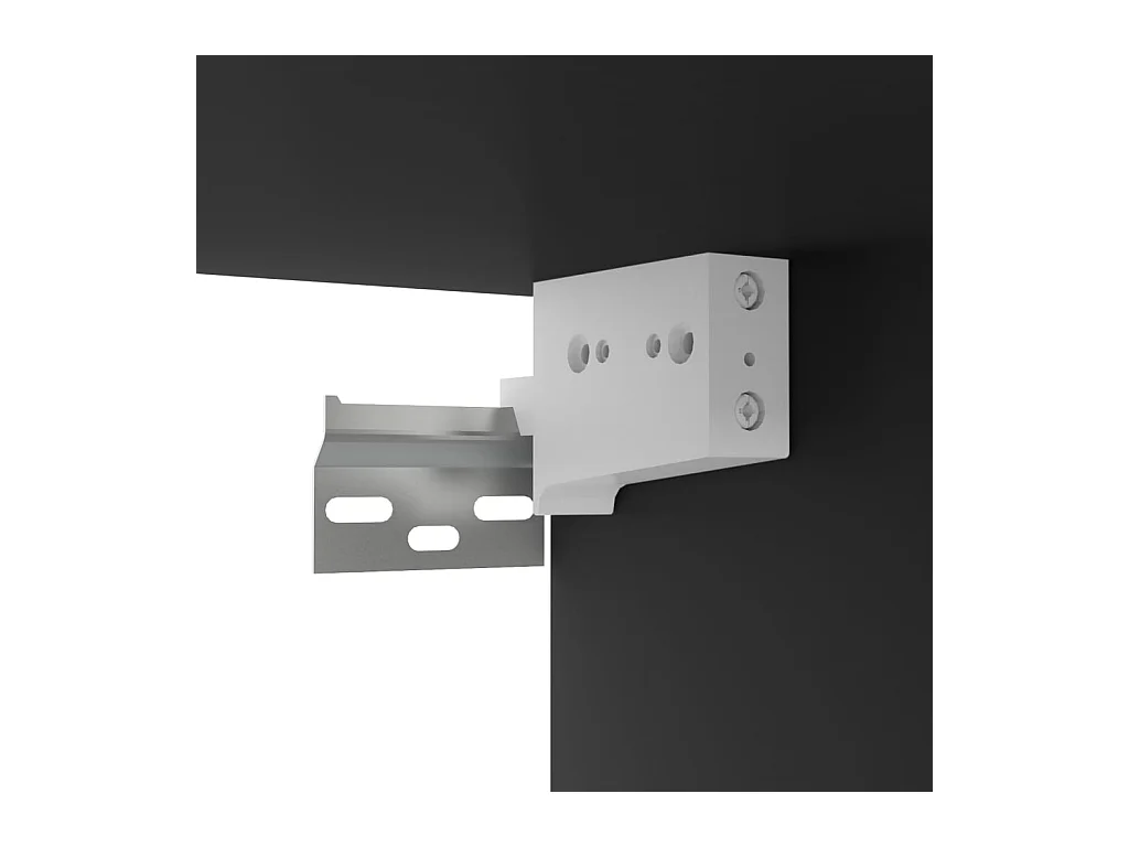 zapateros negros de 31,5 x 35 x 70 cm de madera de ingeniería