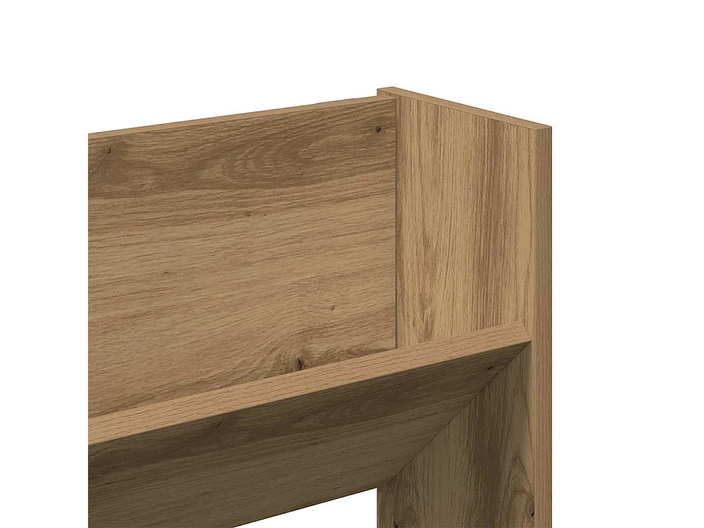 Armoire à chaussures murale chêne artisanal bois d'ingénierie