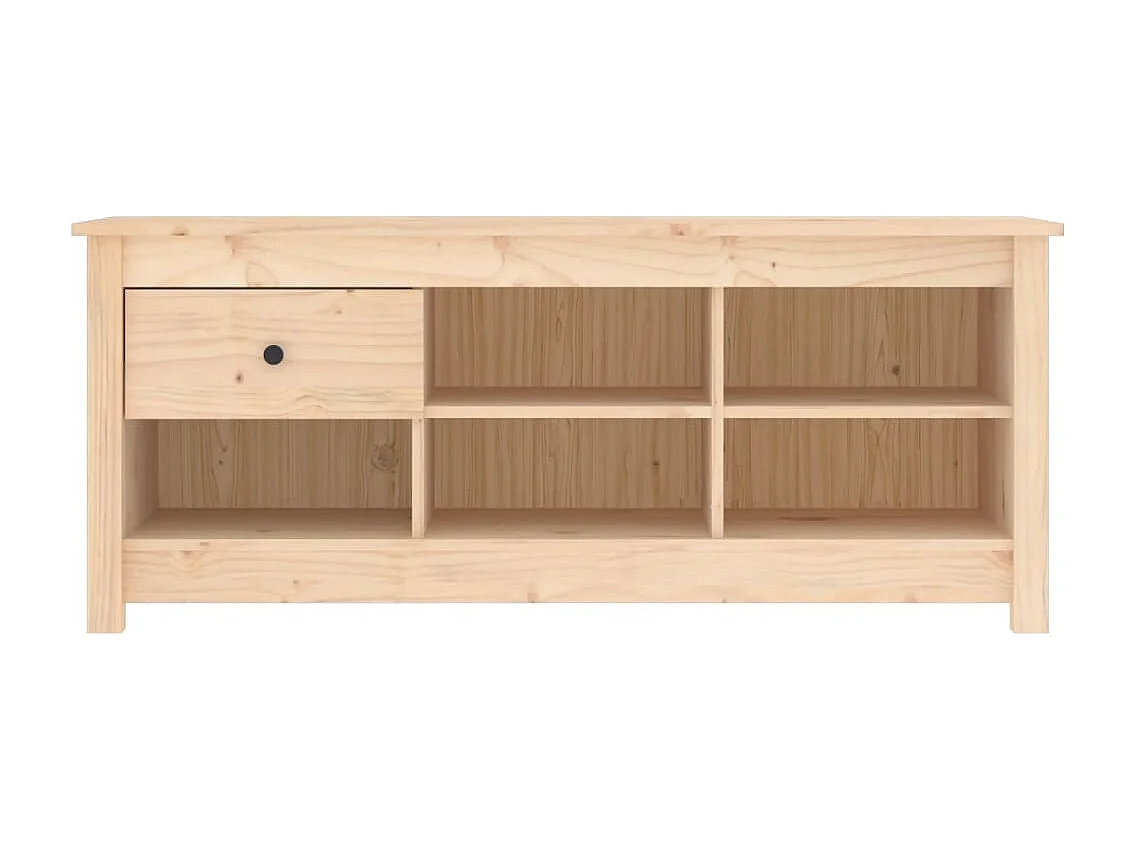 Armoire à chaussures 110x38x45,5 cm Bois de pin massif