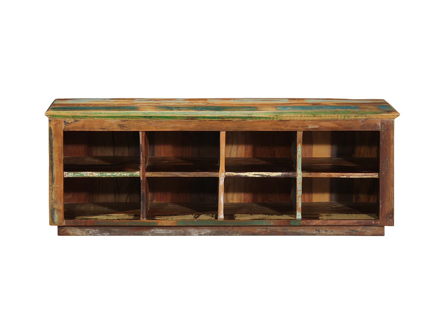 Banc à chaussures 110x35x40 cm Bois massif de récup