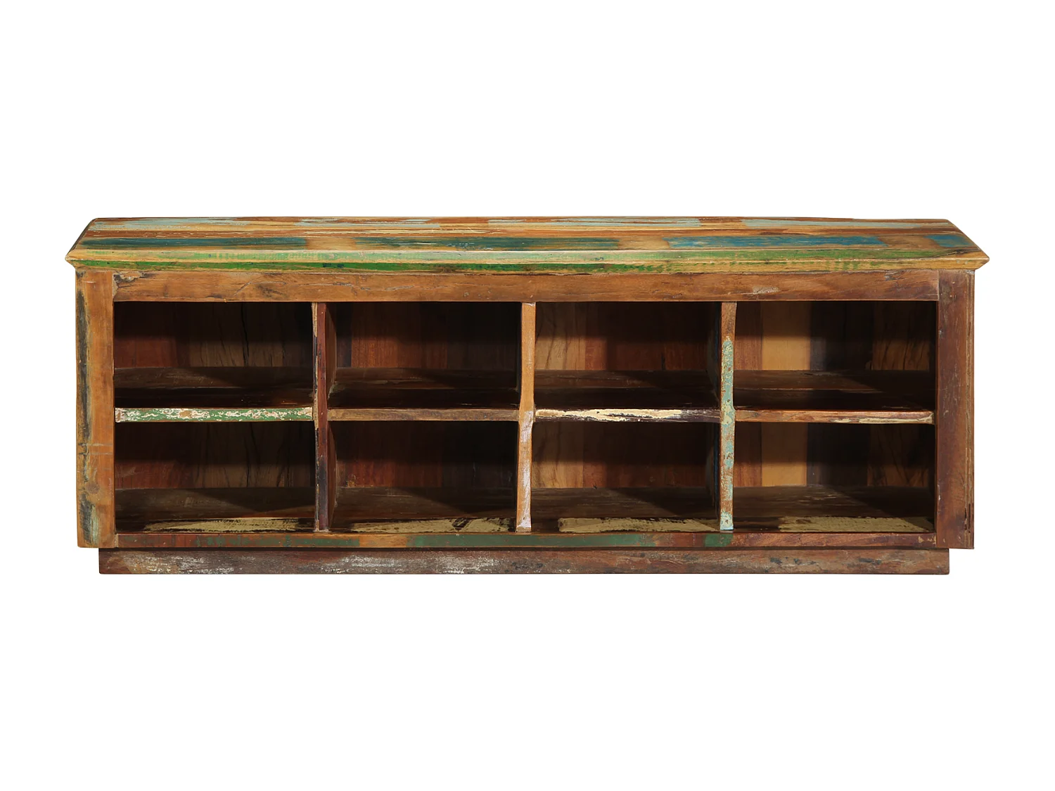 Schoenenbank 110x35x40 cm Massief gerecycled hout