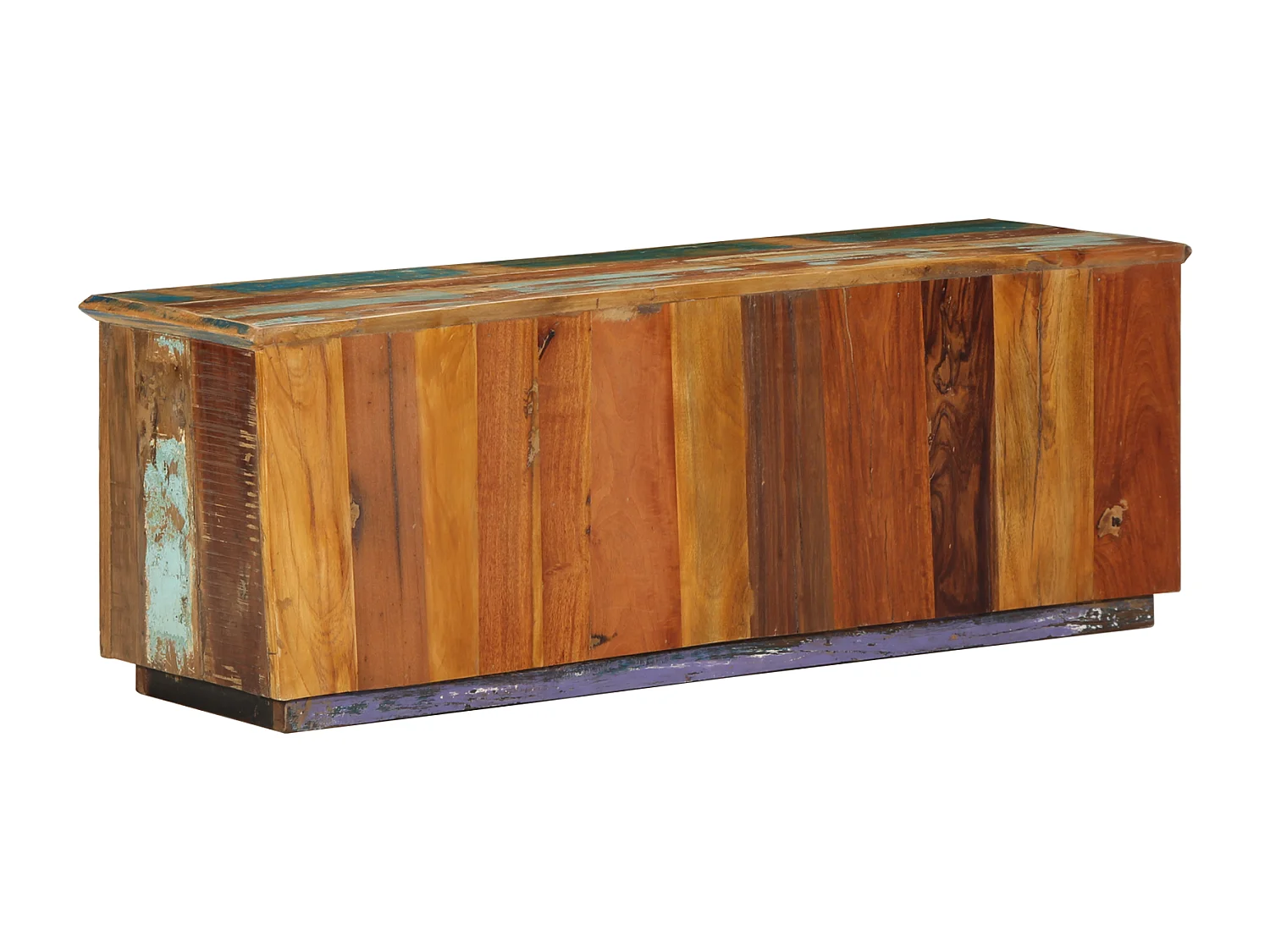 Schoenenbank 110x35x40 cm Massief gerecycled hout