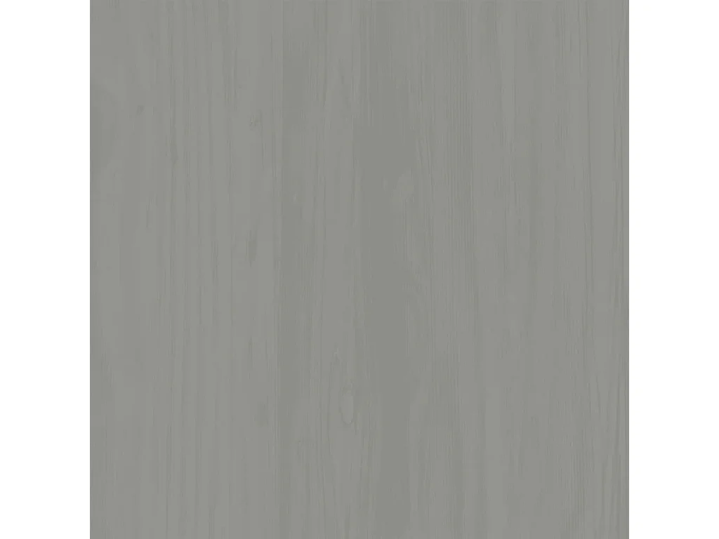 Armoire à chaussures gris 60x35x96 cm bois massif de pin