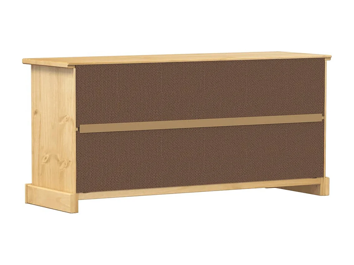 Armoire à chaussures 99x32x47 cm bois de pin massif