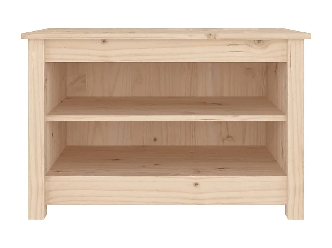 Banc à chaussures 70x38x45,5 cm Bois de pin massif