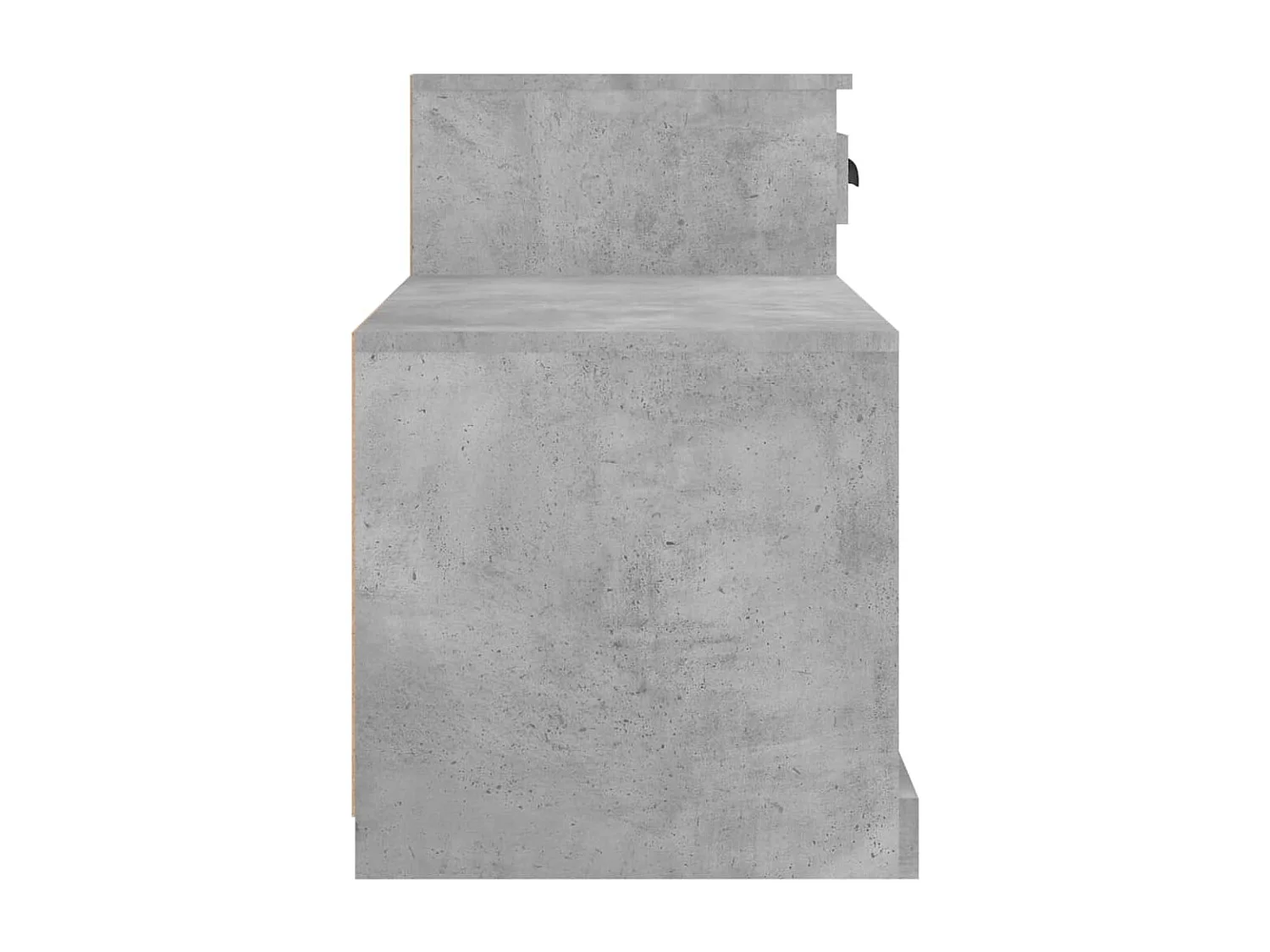 Scarpiera grigio cemento 100x42x60 cm in legno ingegnerizzato