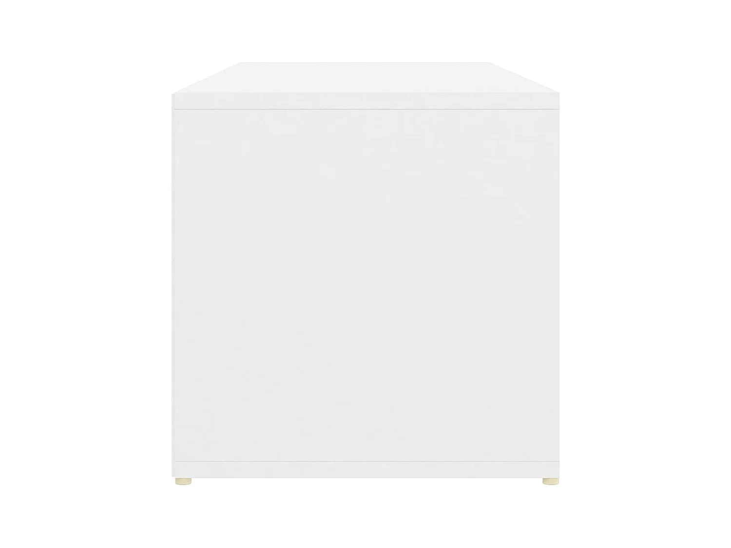 Banc à chaussures Blanc 105x35x35 cm Aggloméré