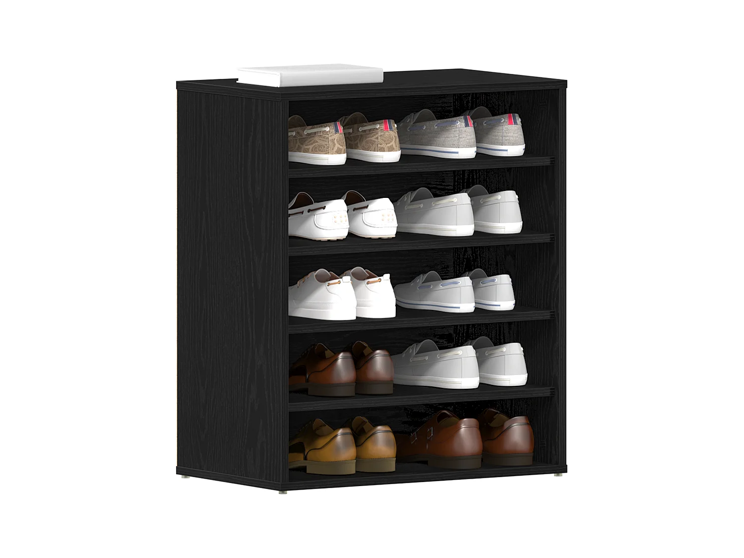 Armoires à chaussures Chêne noir Bois d'ingénierie 60 x 35 x 70 cm