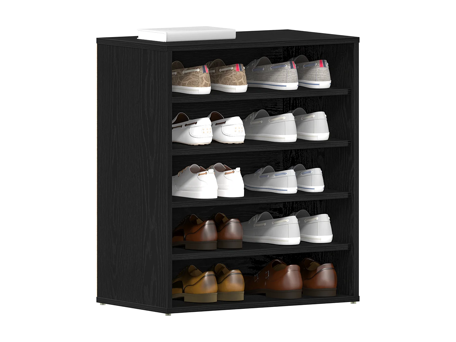 Armoires à chaussures Chêne noir Bois d'ingénierie 60 x 35 x 70 cm