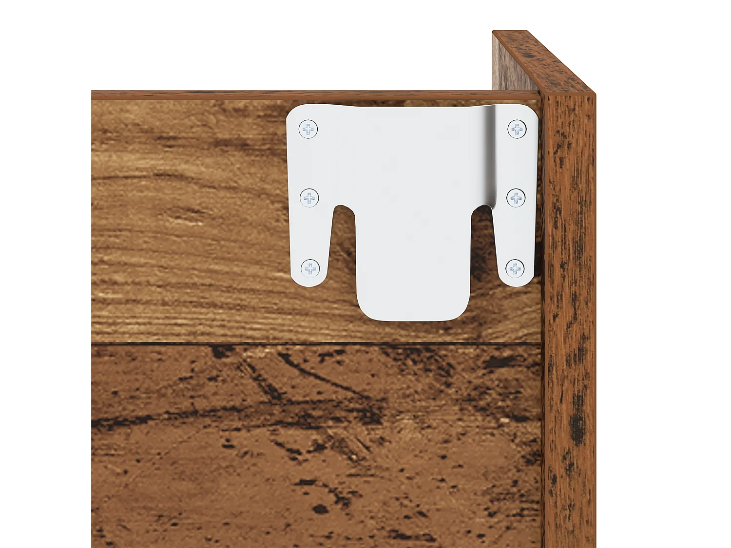 Cabinets à chaussures muraux Vieux bois 60 x 18 x 60 cm