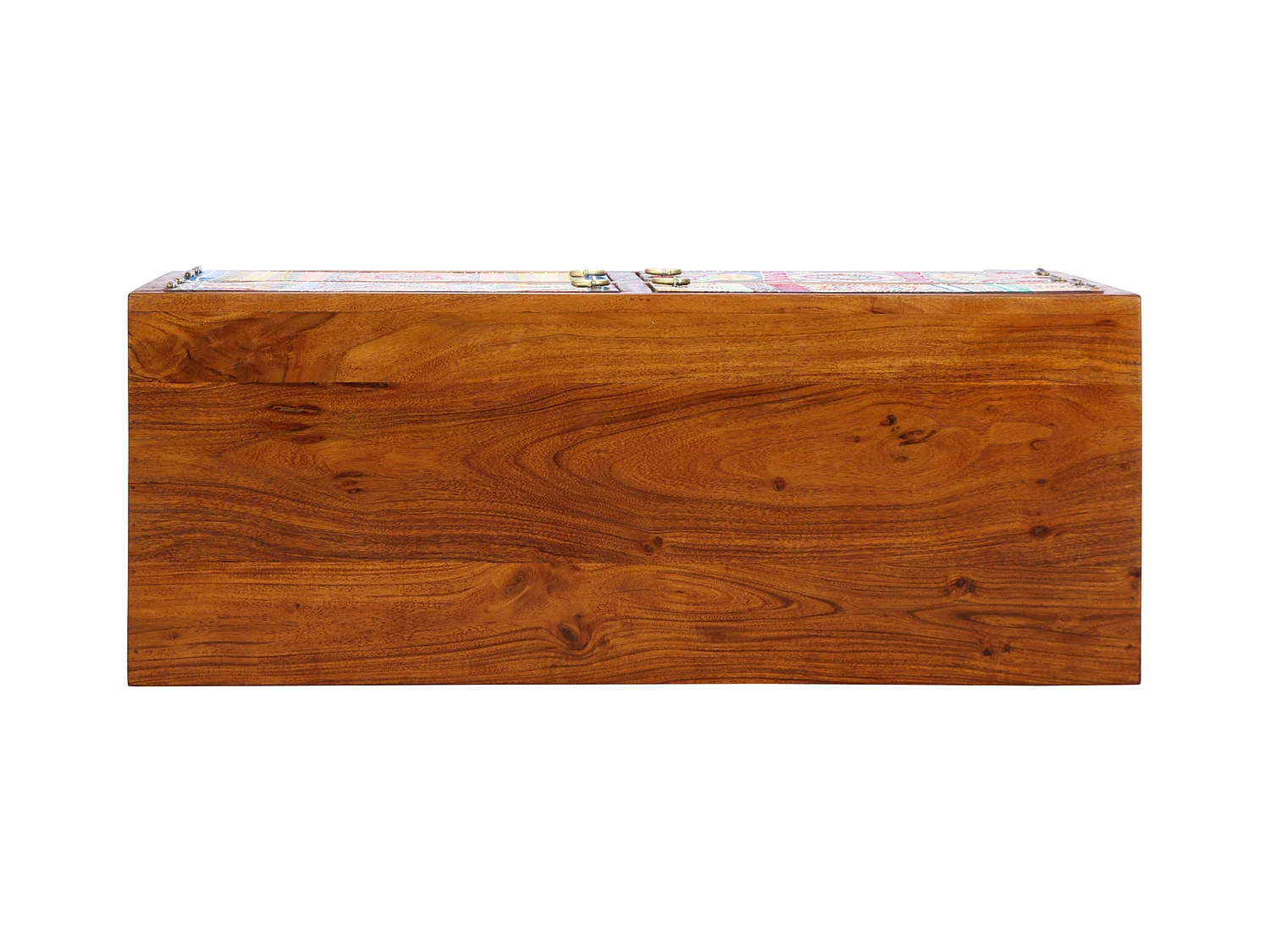 Meuble à chaussures 90x35x55 cm en bois massif d'acacia