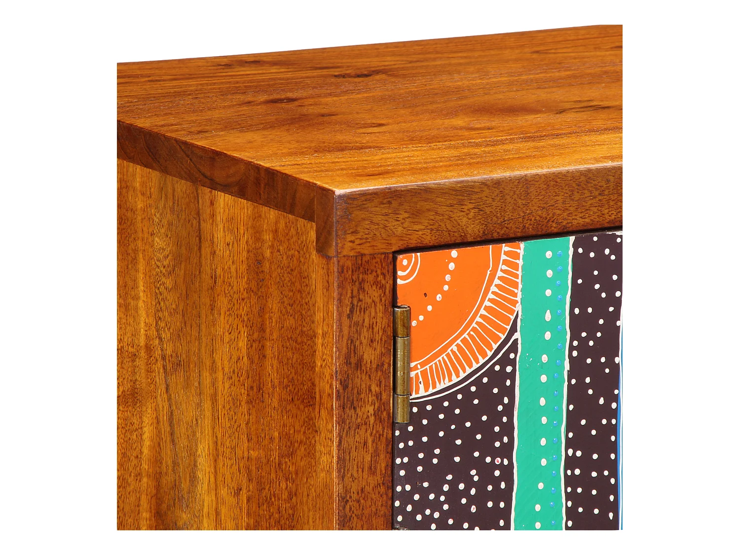 Meuble à chaussures 90x35x55 cm en bois massif d'acacia