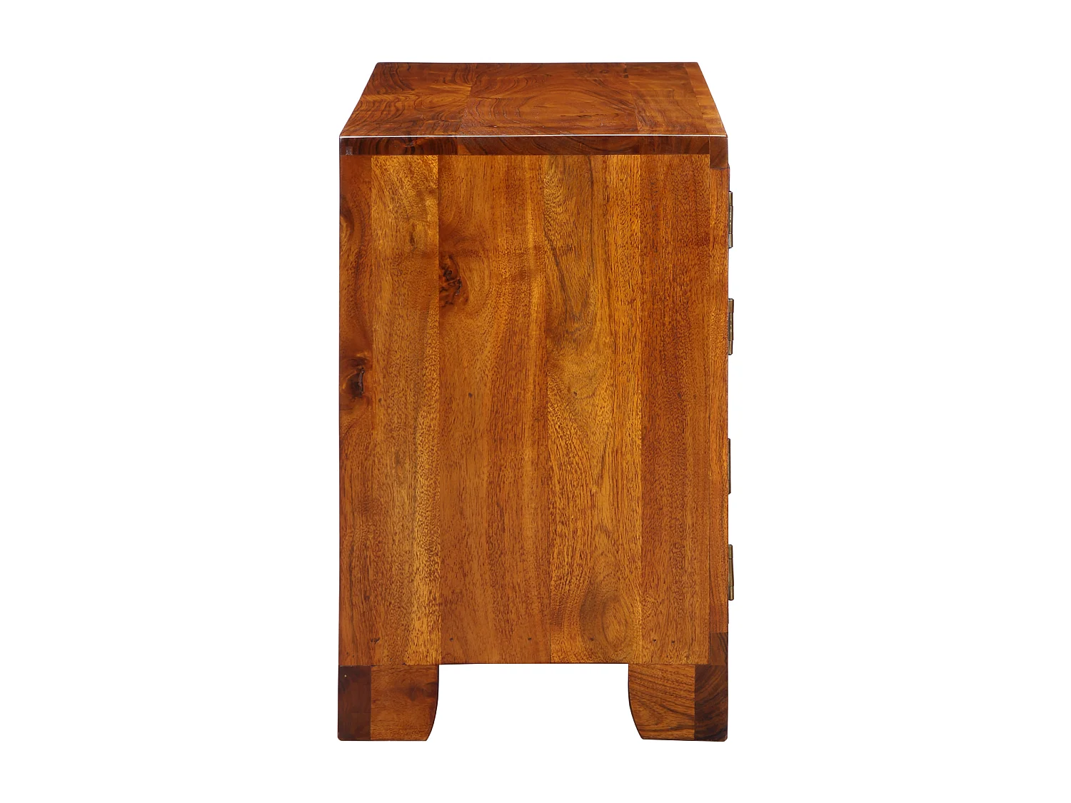 Meuble à chaussures 90x35x55 cm en bois massif d'acacia