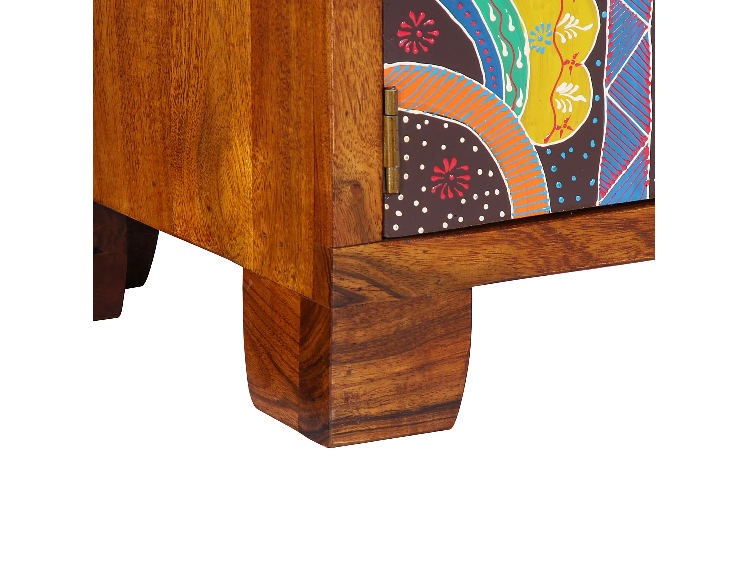 Meuble à chaussures 90x35x55 cm en bois massif d'acacia