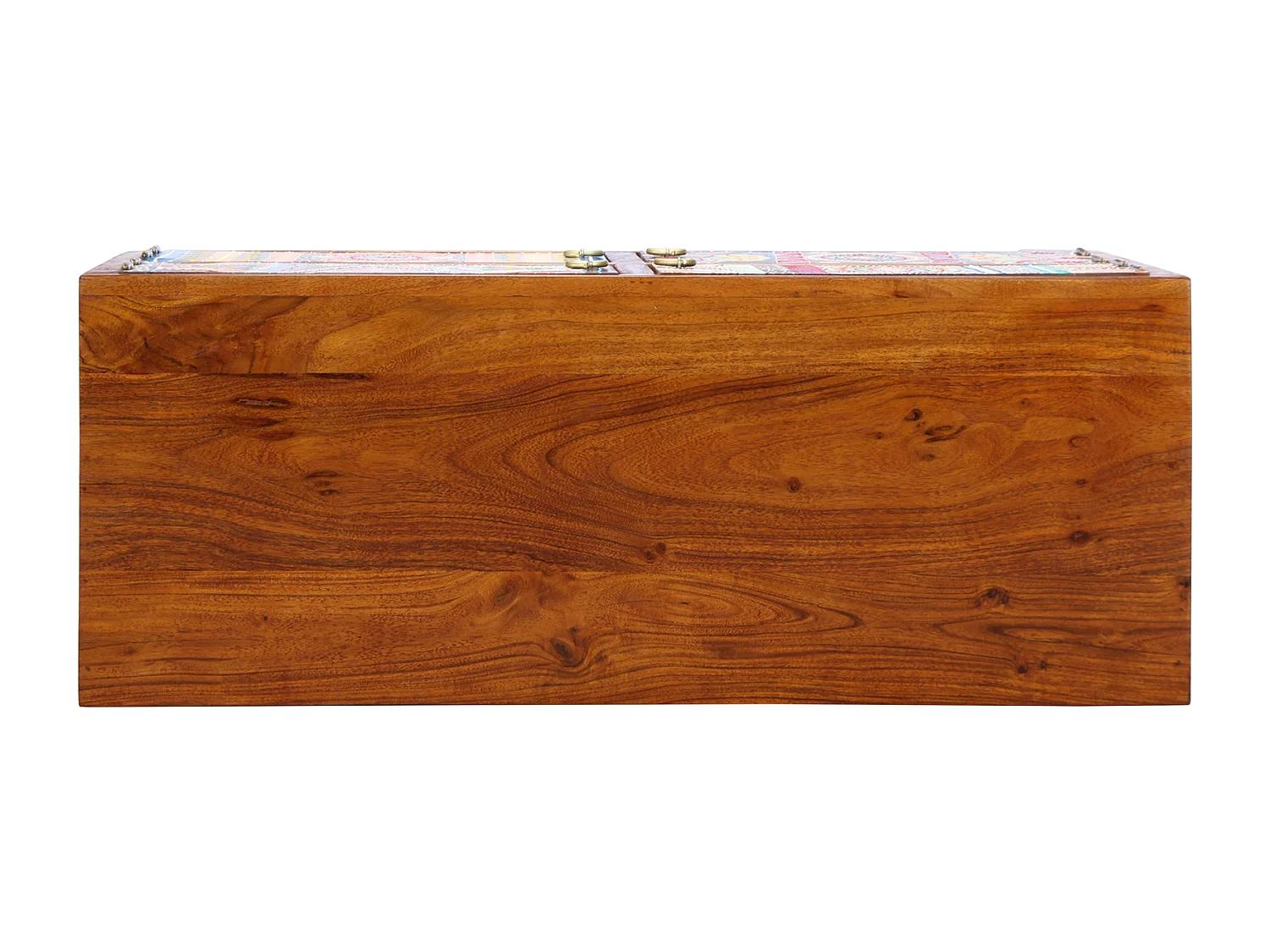 Meuble à chaussures 90x35x55 cm en bois massif d'acacia