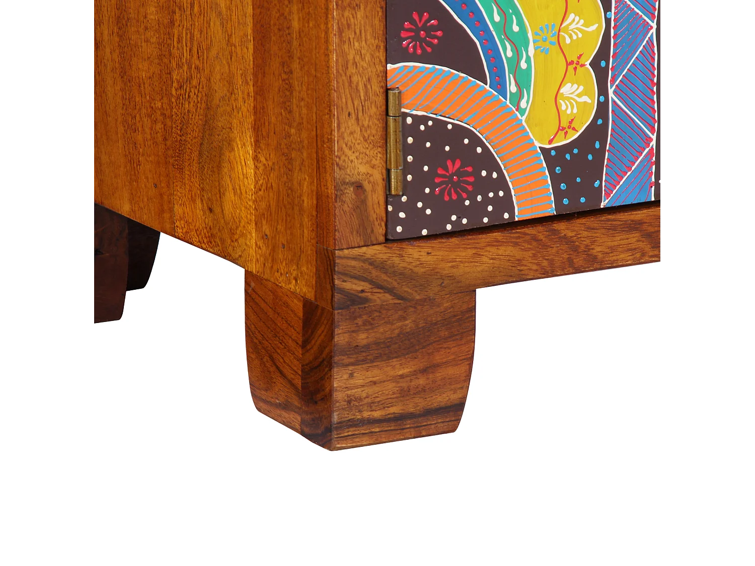 Meuble à chaussures 90x35x55 cm en bois massif d'acacia