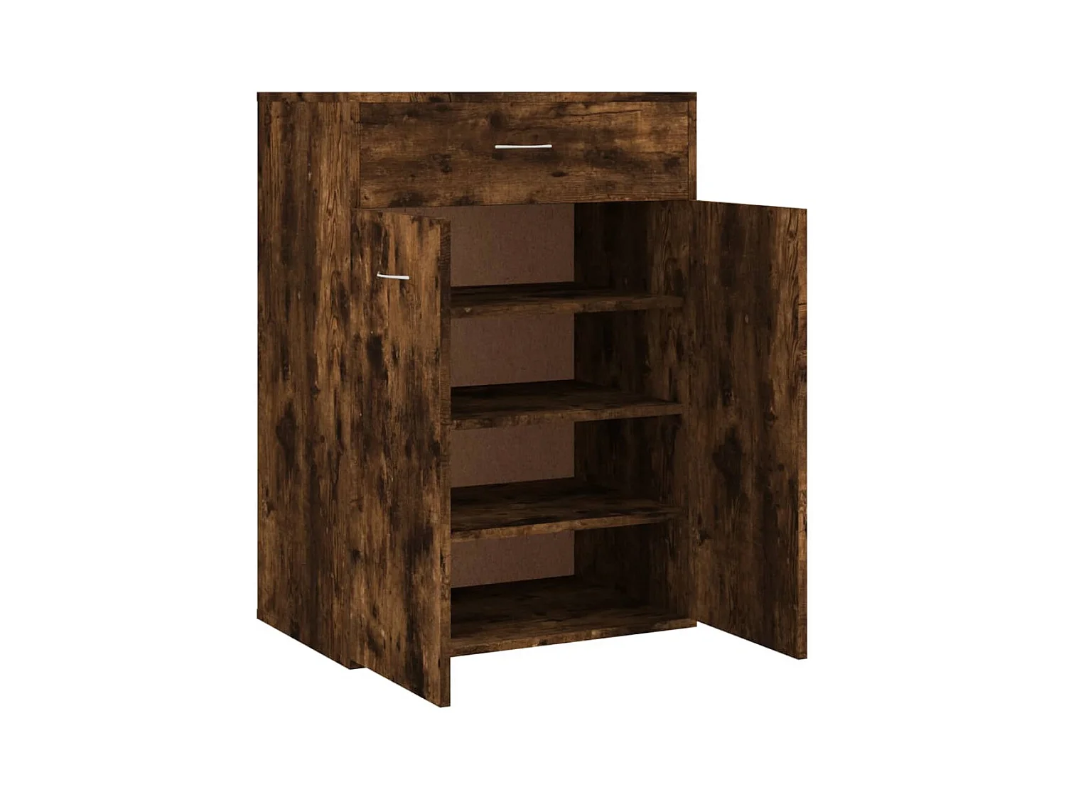 Armoire à chaussures Chêne fumé 60x35x84 cm Bois d'ingénierie