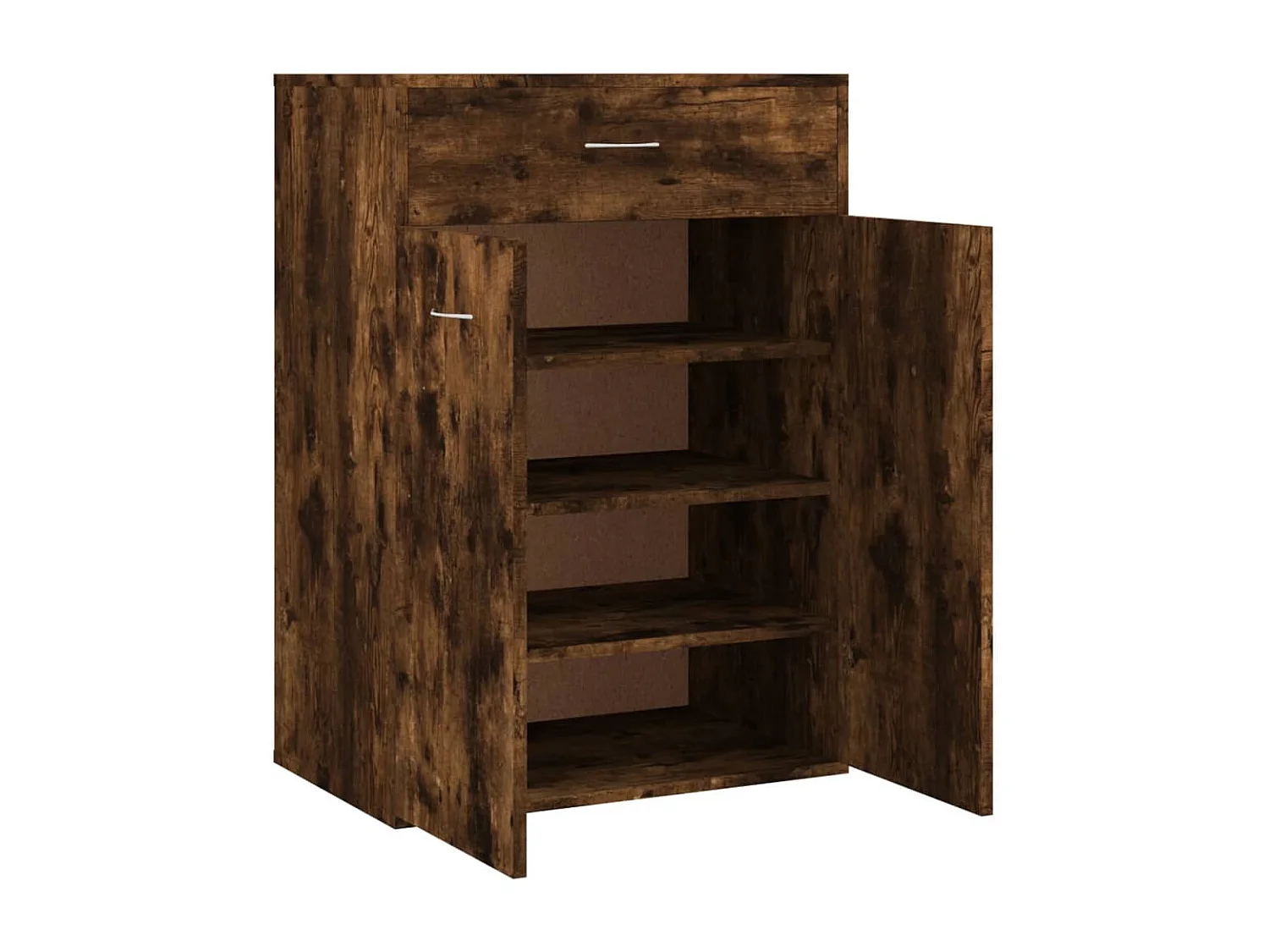 Armoire à chaussures Chêne fumé 60x35x84 cm Bois d'ingénierie