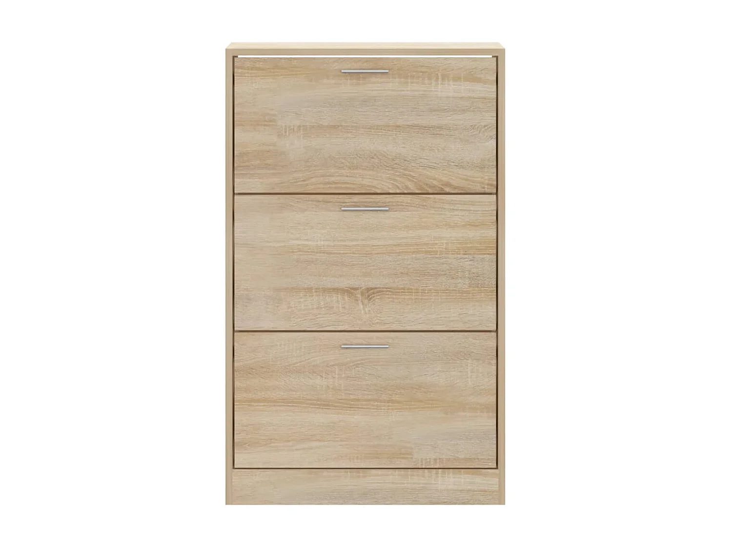 Zapatero de roble Sonoma de 63 x 24 x 103 cm de madera de ingeniería