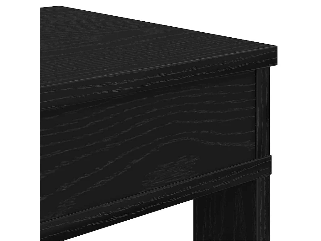 Étagère à chaussures noir 80x30x98 cm bois d'ingénierie