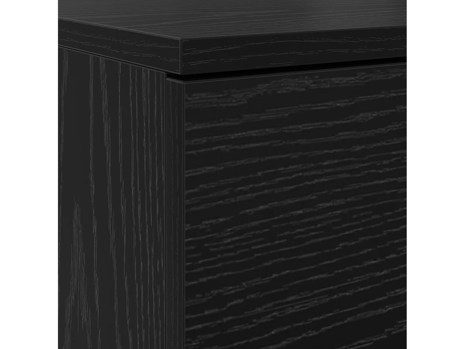 Armoire à chaussures Chêne Noir 100.5x28x100 cm en bois MDF