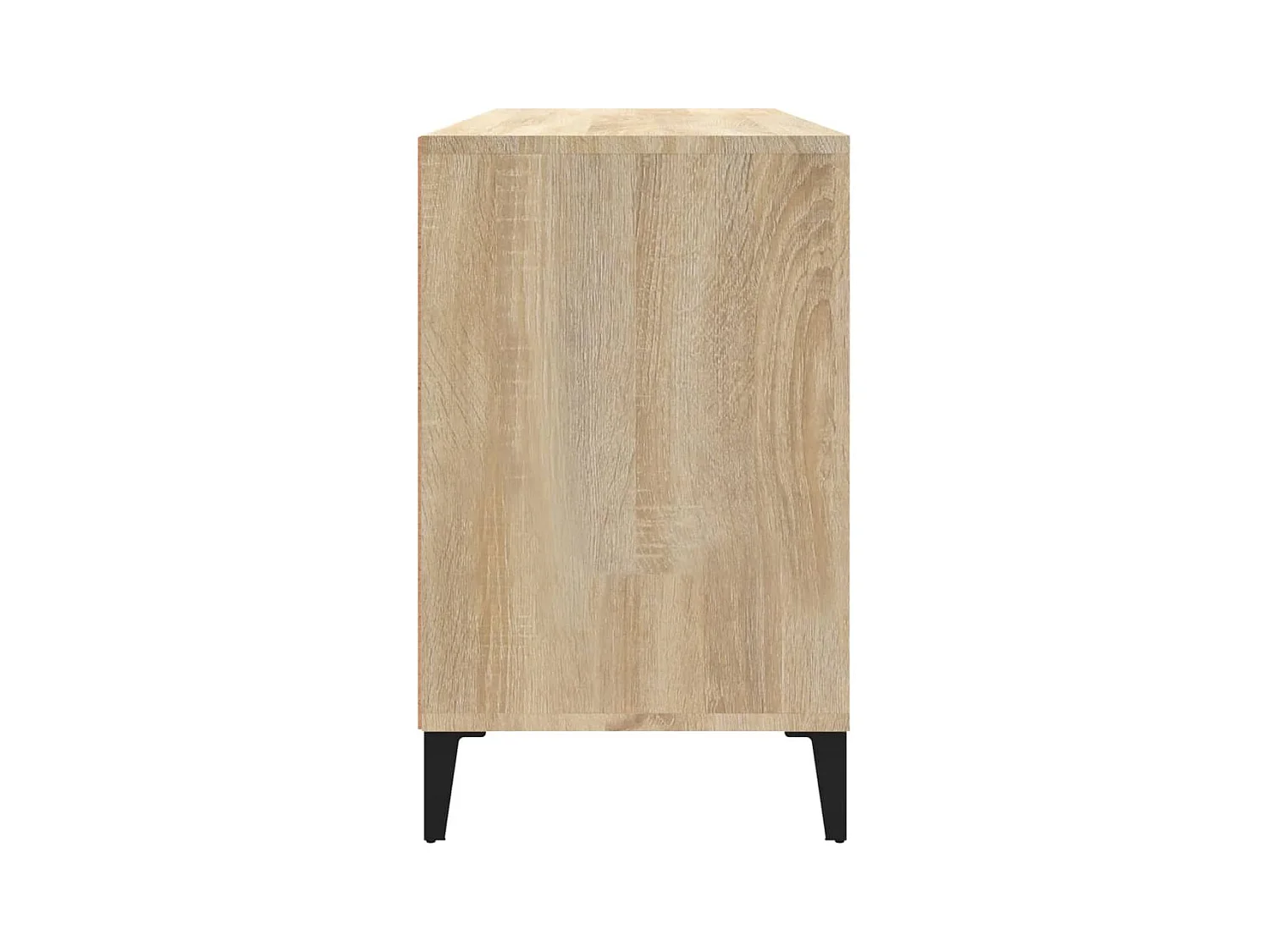 Scarpiera in rovere Sonoma 102x36x60cm in legno ingegnerizzato