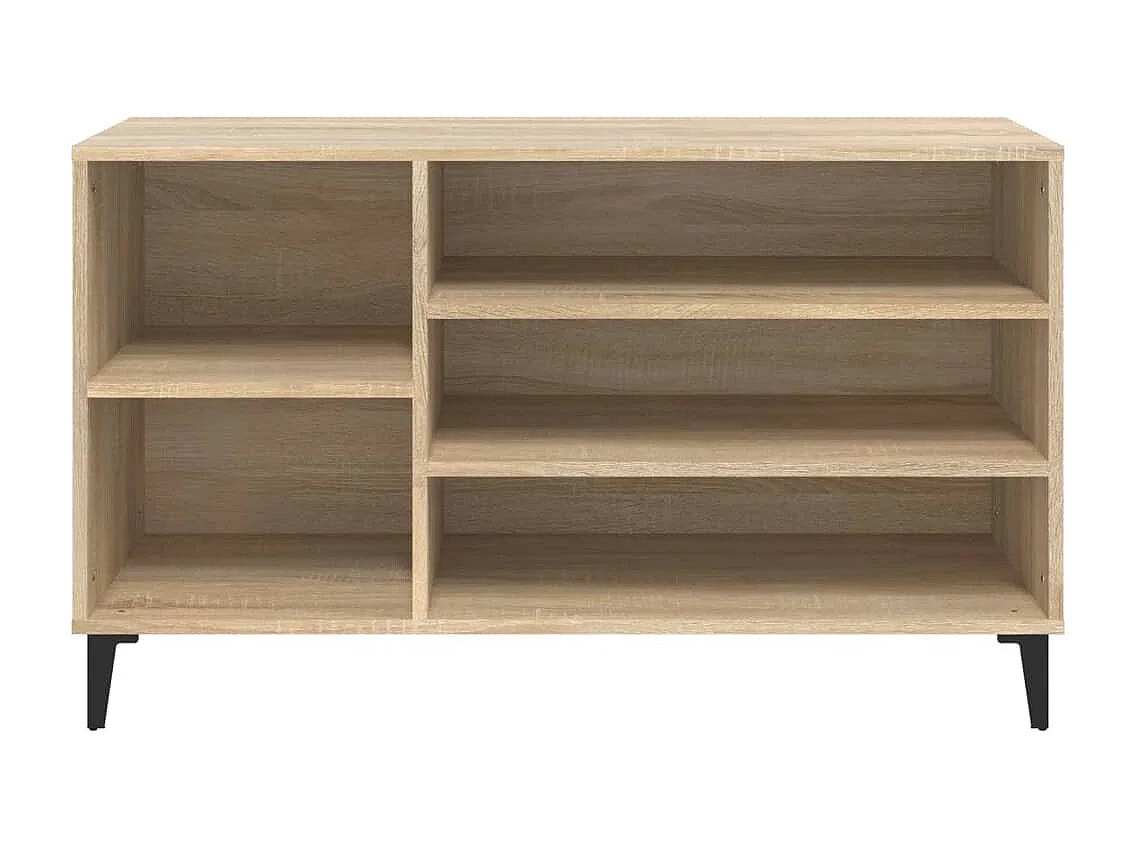 Armoire à chaussures Chêne sonoma 102x36x60cm Bois d'ingénierie