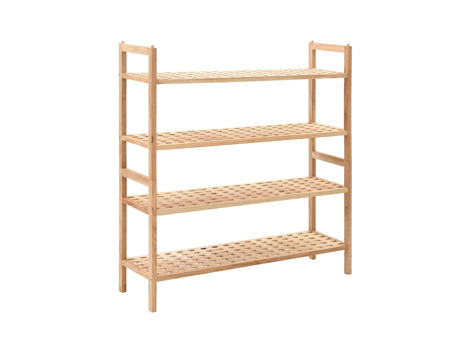 Étagère à chaussures Bois de noyer massif 69 x 26 x 81 cm