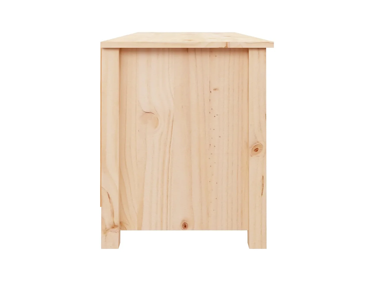 Banc à chaussures 110x38x45,5 cm Bois de pin massif