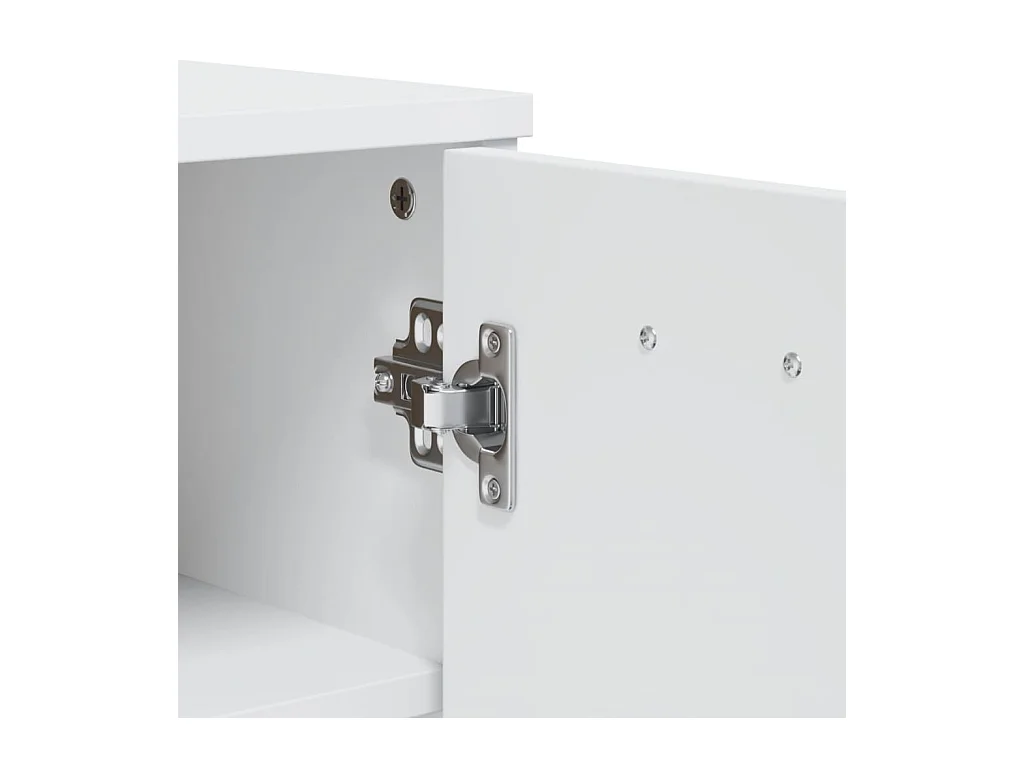 Armoire à chaussures blanc bois d'ingénierie