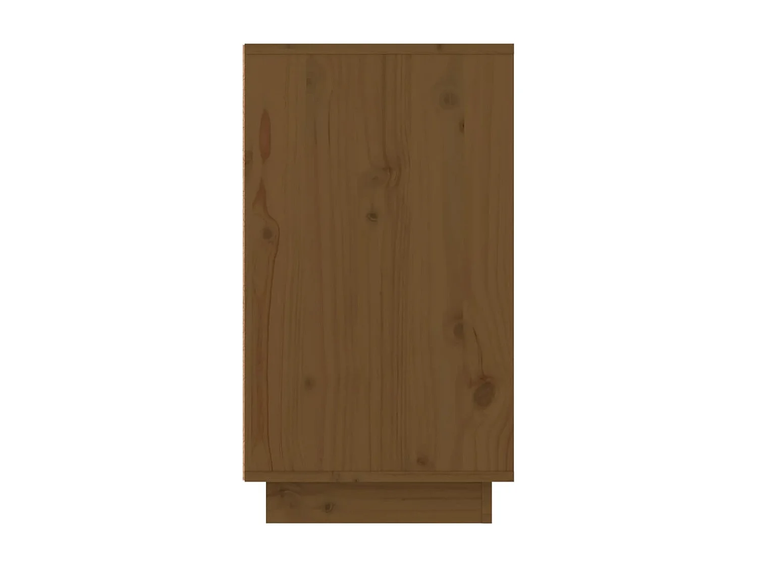 Armoire à chaussures Marron miel 110x34x61cm Bois de pin massif