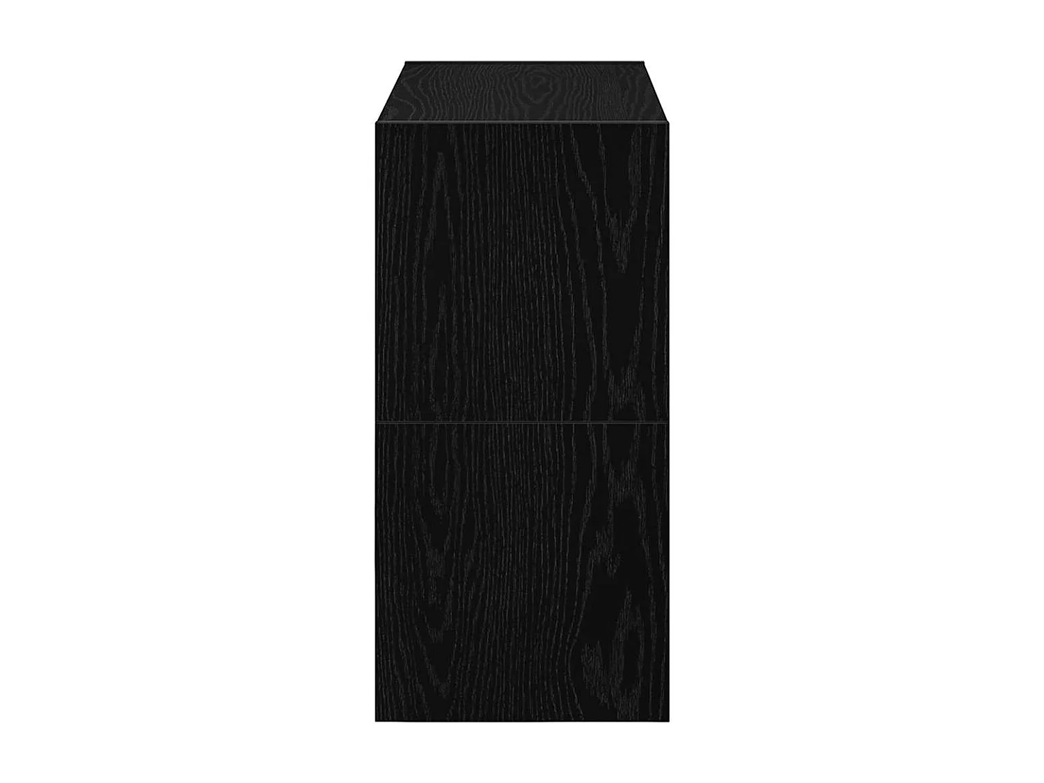 Étagères à chaussures, 2 pièces, empilables, chêne noir